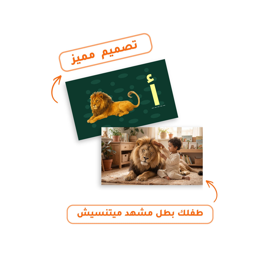 ألبوم طفلي لتعليم الحروف العربية